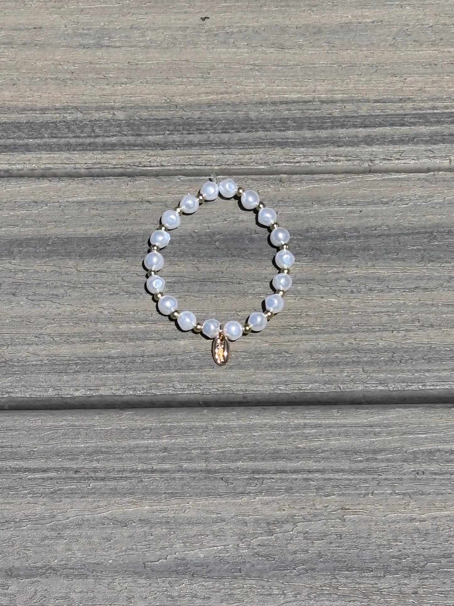Cowry shell bracelet